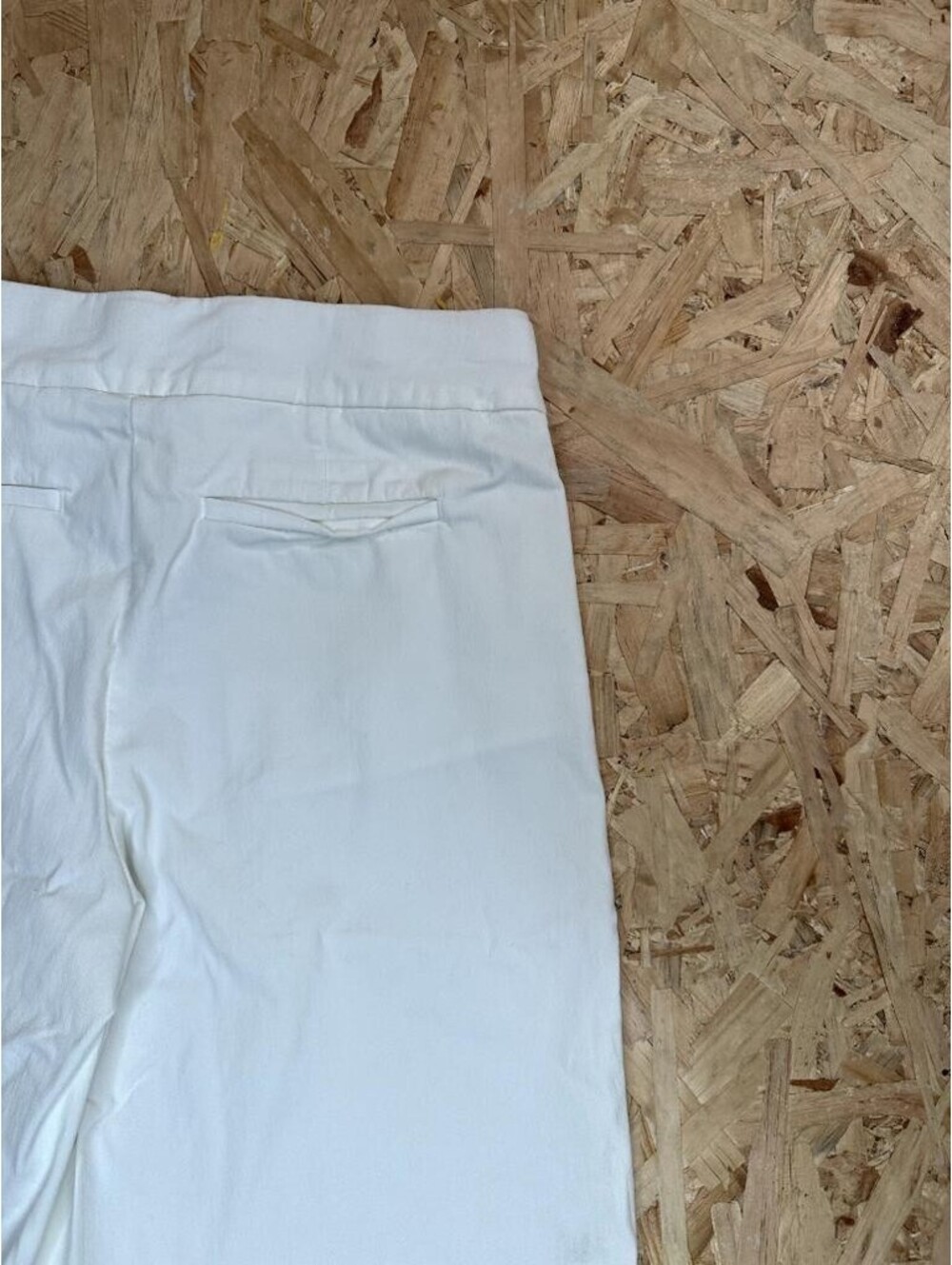 Chicos White Wide Leg Crop Pants Womens Size 0.5P US 6P Pull On Stretch Cropped - Picture 15 of 15